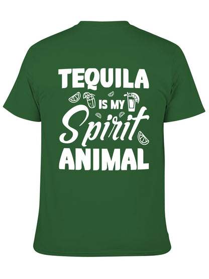 Unisex Cotton T-Shirt with Back Heat Transfer Printxb4432k8ldne