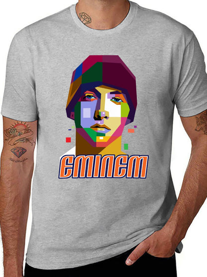 Music Unisex Cotton T-Shirt with Front Heat Transfer Print Xbbxy8fbxc5u