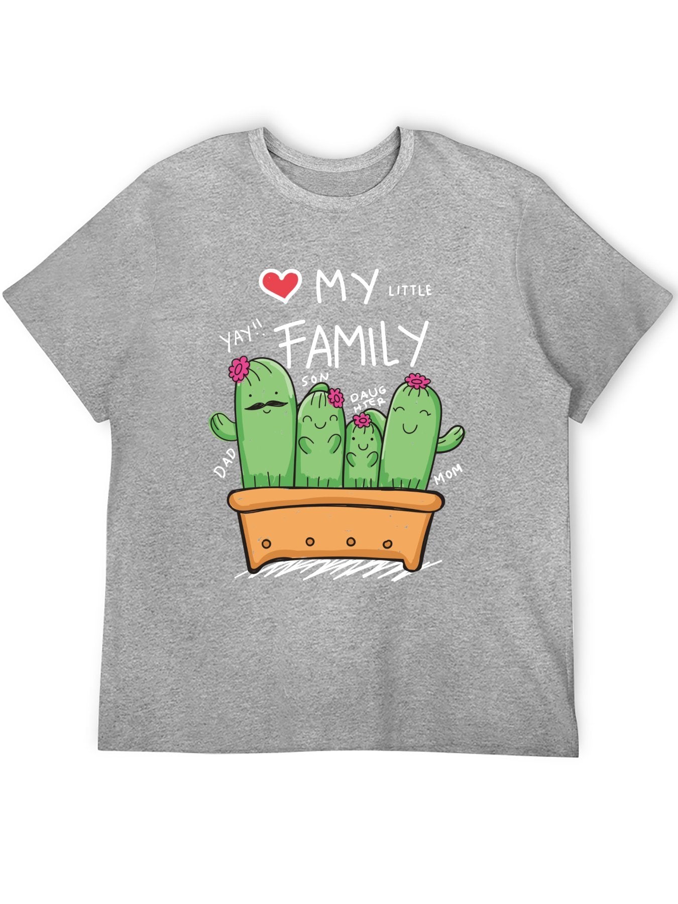 Funny Animals Unisex Cotton T-Shirt with Front Heat Transfer Print Xg2wd2xenkpp