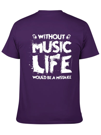 Unisex Cotton T-Shirt with Back Heat Transfer Printxb9hzyf2vhkr