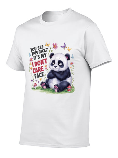 Funny Animals Unisex Cotton T-Shirt with Front Heat Transfer Print Xg2wdsr7c0y0
