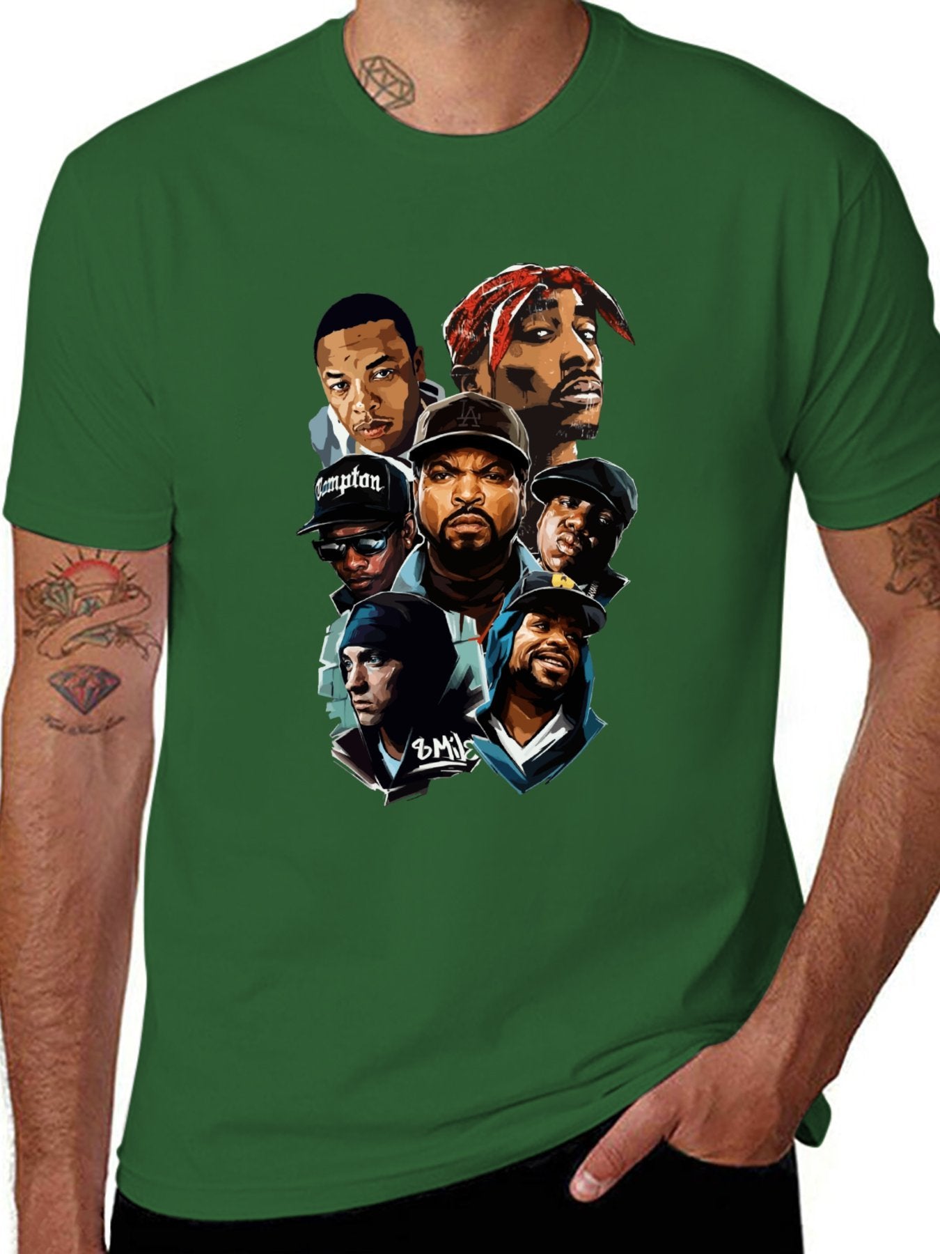 Music Unisex Cotton T-Shirt with Front Heat Transfer Print Xbbxy8ygg3qx