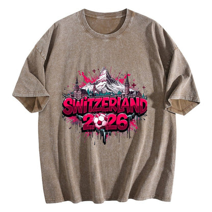 2026 World Cup Cotton T-Shirt Swizzerland