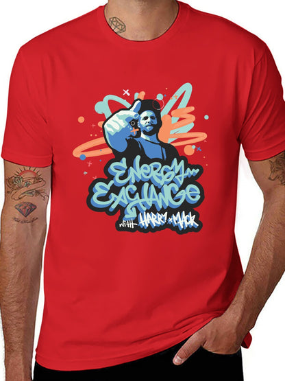 Music Unisex Cotton T-Shirt with Front Heat Transfer Print Xbbxy823oqtp