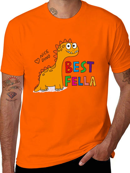 Funny Animals Unisex Cotton T-Shirt with Front Heat Transfer Print Xg2wdsbrgznv