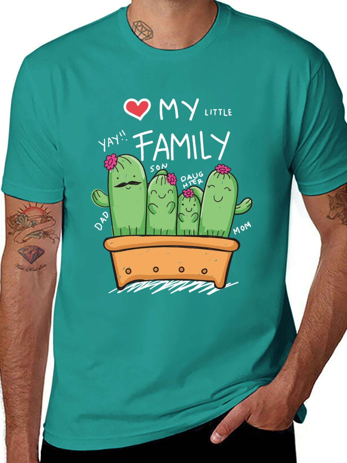 Funny Animals Unisex Cotton T-Shirt with Front Heat Transfer Print Xg2wd2xenkpp