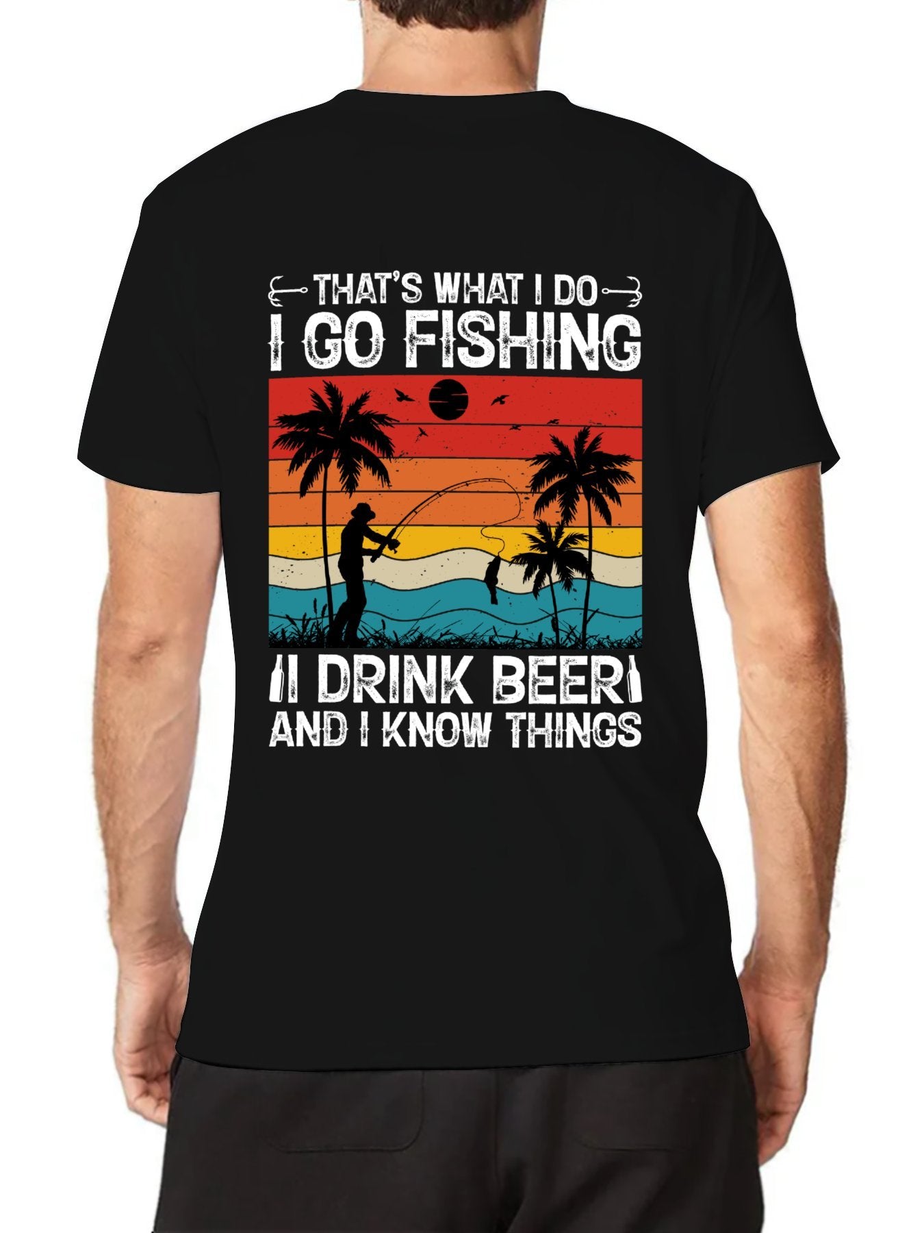 Unisex Cotton T-Shirt with Back Heat Transfer Printxb443db7equq