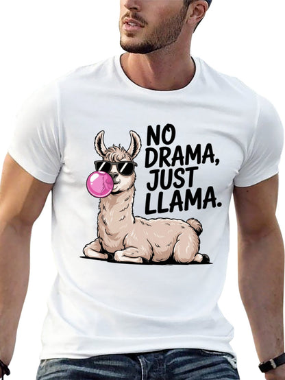 Funny Animals Unisex Cotton T-Shirt with Front Heat Transfer Print Xg2wd2qm6jrx