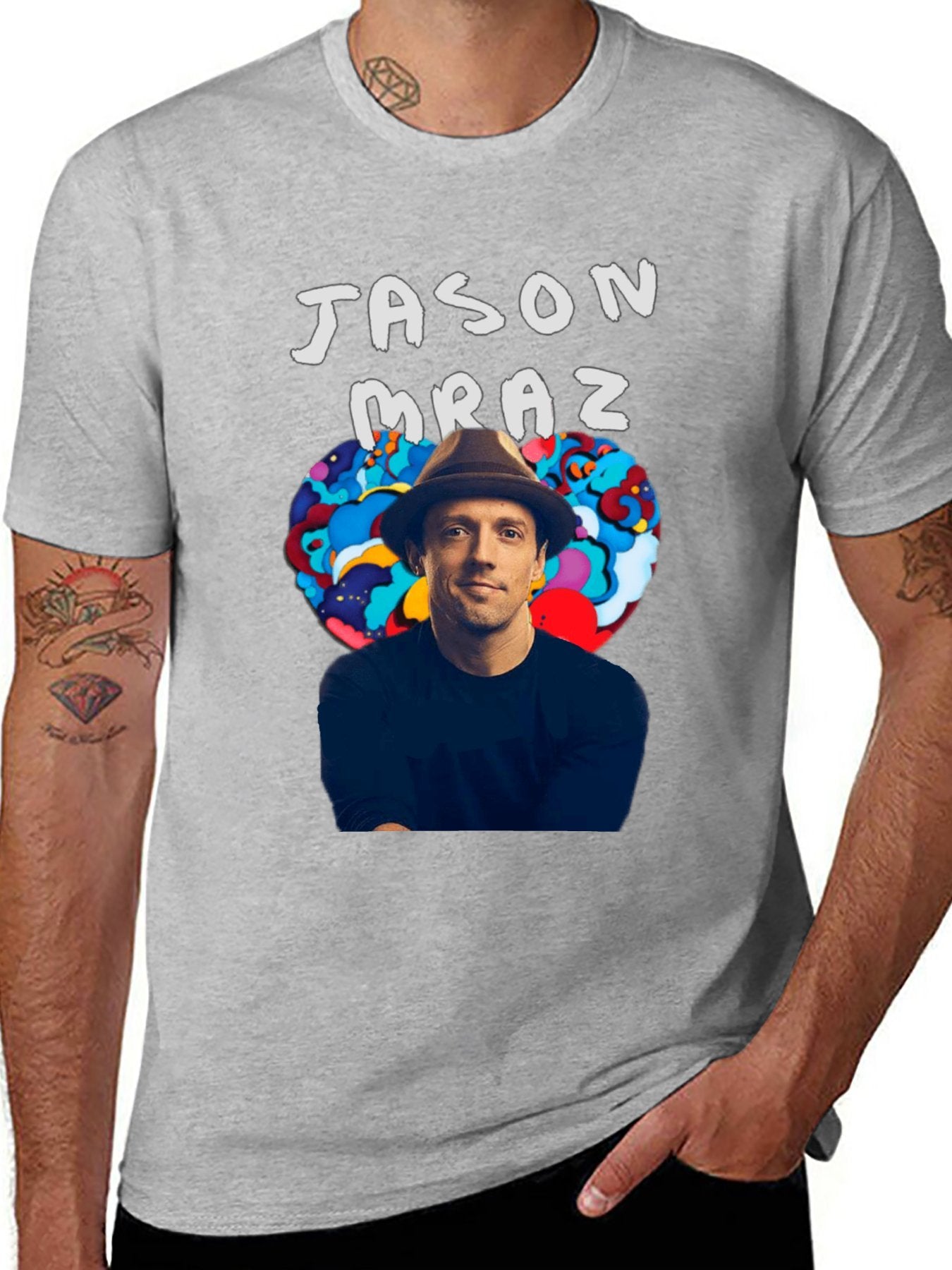 Music Unisex Cotton T-Shirt with Front Heat Transfer Print Xbbxosuzexyv
