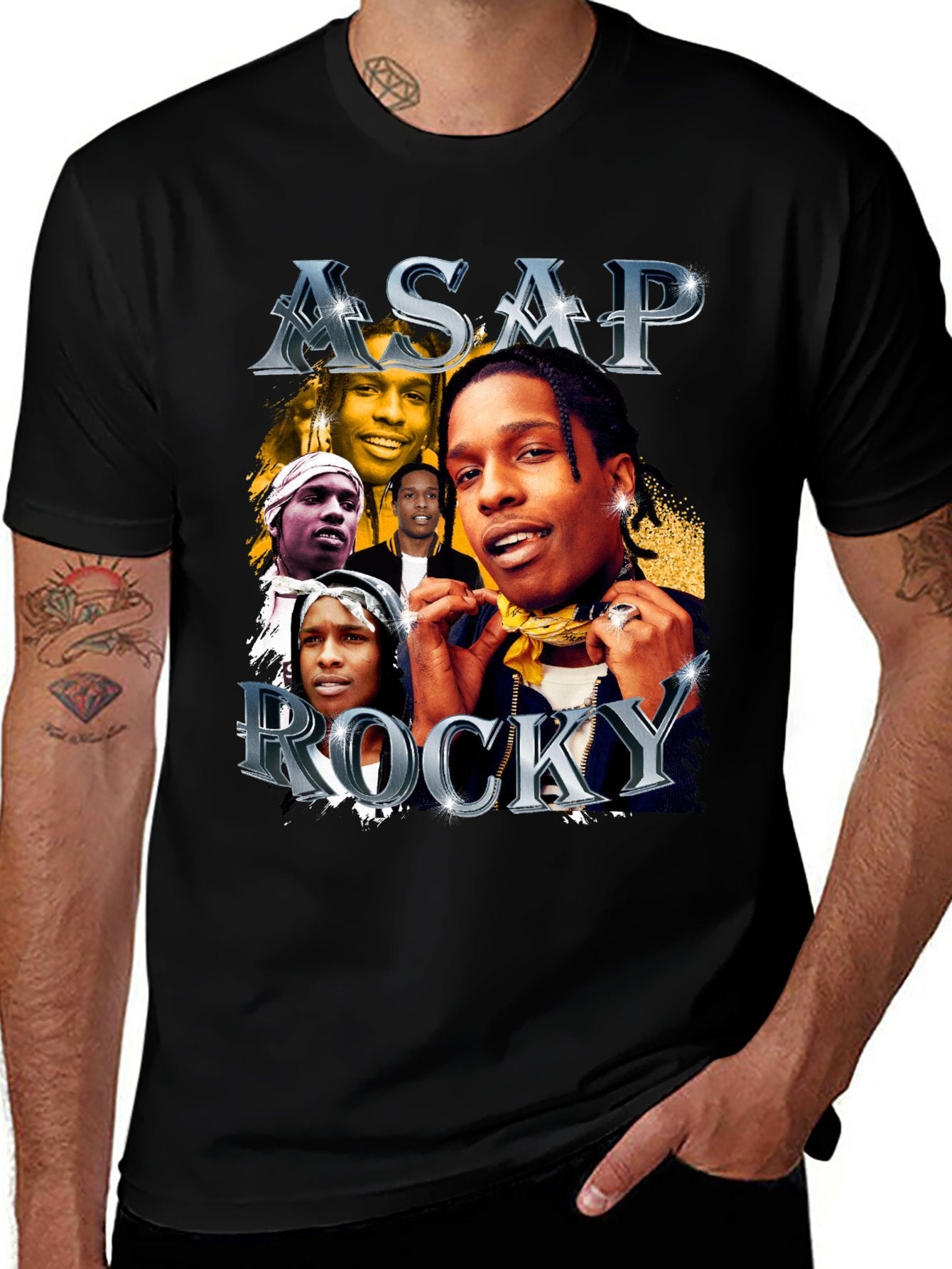 Music Unisex Cotton T-Shirt with Front Heat Transfer Print Xbbxosyebb2v