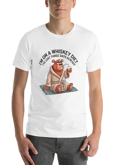 Funny Animals Unisex Cotton T-Shirt with Front Heat Transfer Print Xg2wd2sv4ort