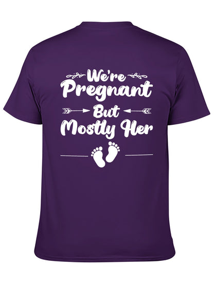 Unisex Cotton T-Shirt with Back Heat Transfer Printxb9hzy6outwe