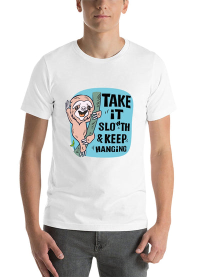 Funny Animals Unisex Cotton T-Shirt with Front Heat Transfer Print Xg2wdd3dtmrg
