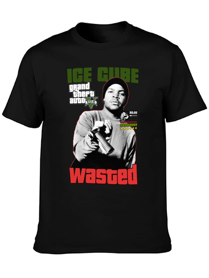 Music Unisex Cotton T-Shirt with Front Heat Transfer Print Xbb950b9pdyk