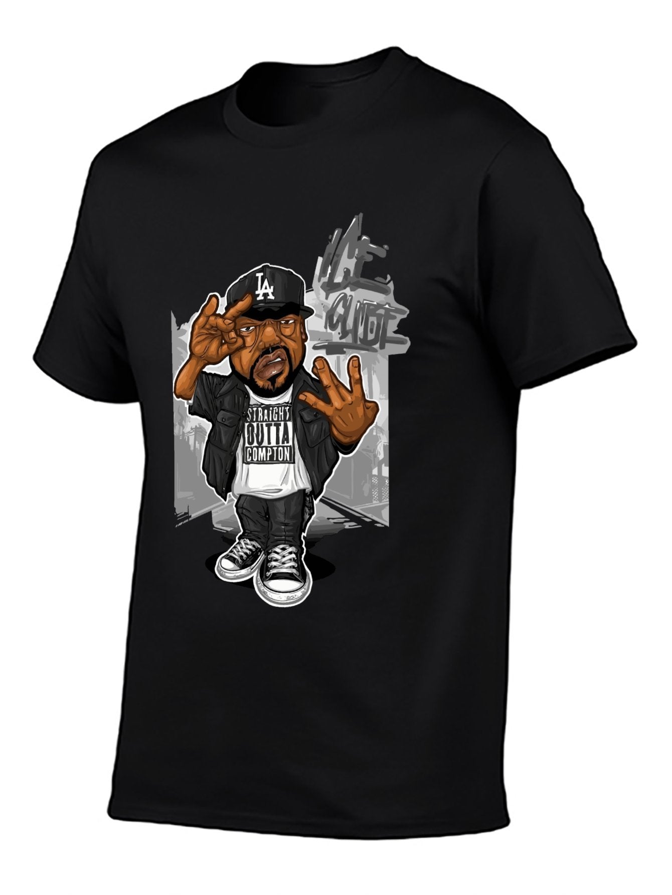Music Unisex Cotton T-Shirt with Front Heat Transfer Print Xbbxy2c3evwc