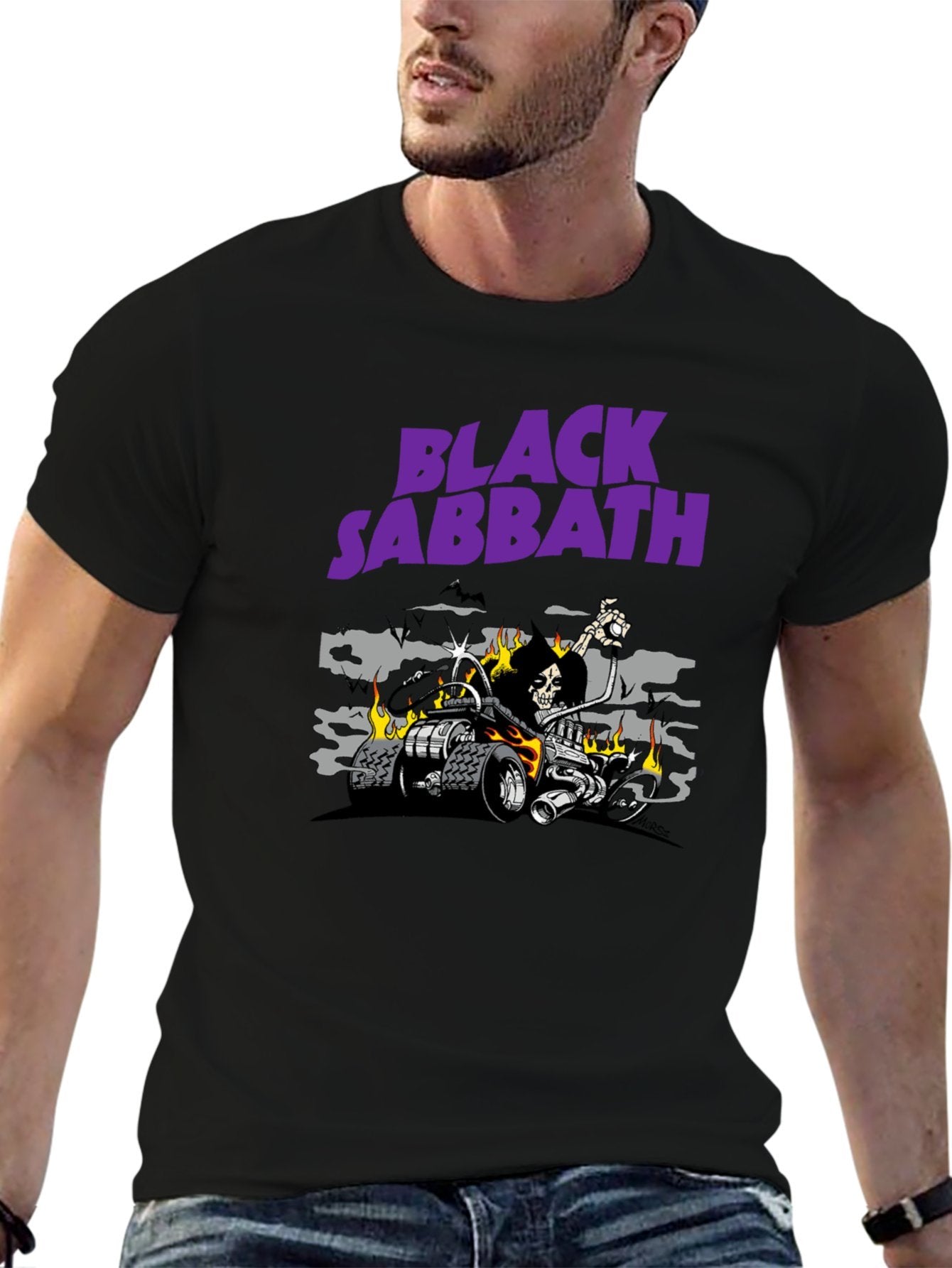 Music Unisex Cotton T-Shirt with Front Heat Transfer Print Xbbxos45uywd