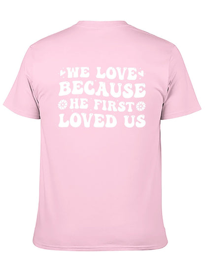 Unisex Cotton T-Shirt with Back Heat Transfer Printxb9hzt3fpmne