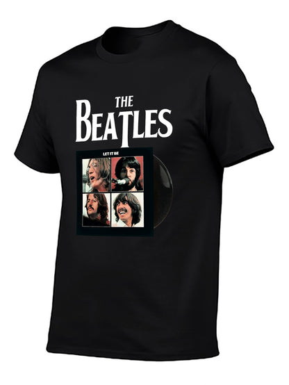 Music Unisex Cotton T-Shirt with Front Heat Transfer Print Xbb950j4vnug