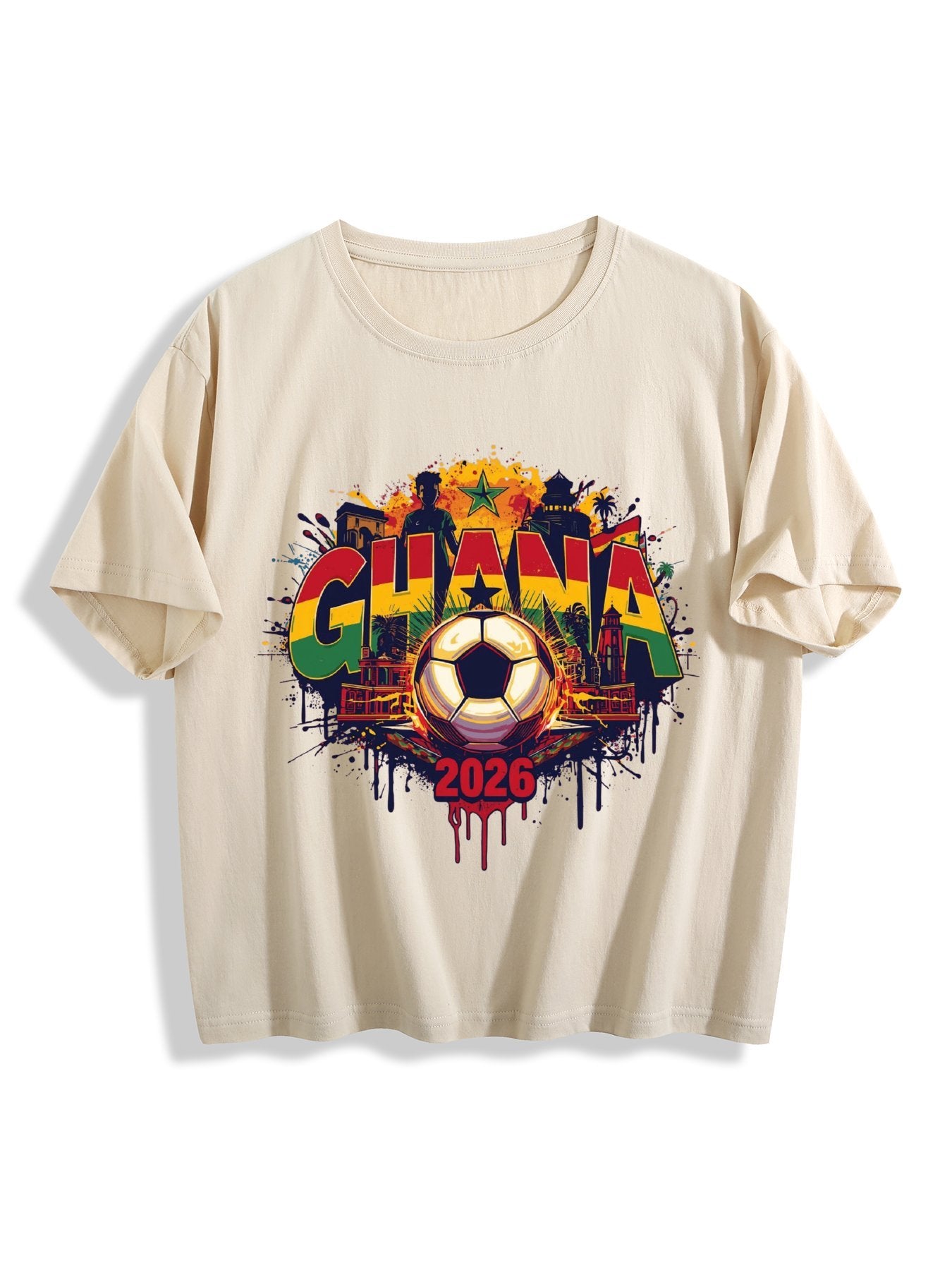 World Cup 2026 Women's Crop Top T-Shirt Ghana