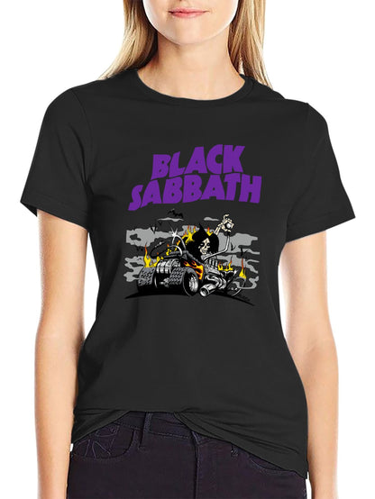 Music Unisex Cotton T-Shirt with Front Heat Transfer Print Xbbxos45uywd