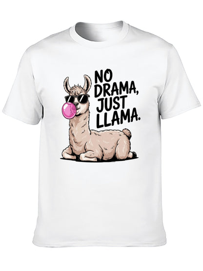 Funny Animals Unisex Cotton T-Shirt with Front Heat Transfer Print Xg2wd2qm6jrx