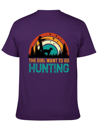Unisex Cotton T-Shirt with Back Heat Transfer Printxb443zxu216t