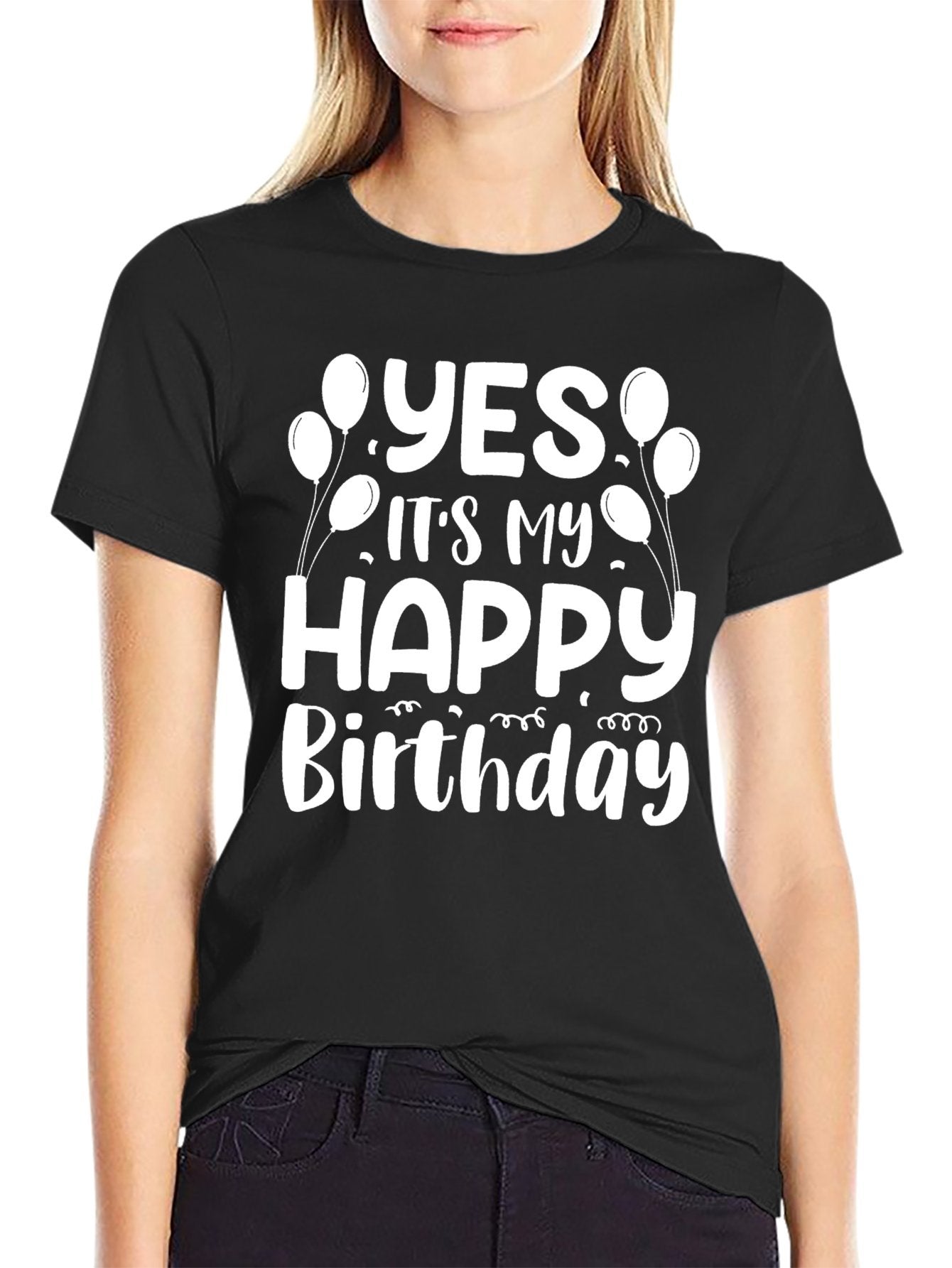 Unisex Cotton T-Shirt with Front Heat Transfer Printxb9g5q79x6ct