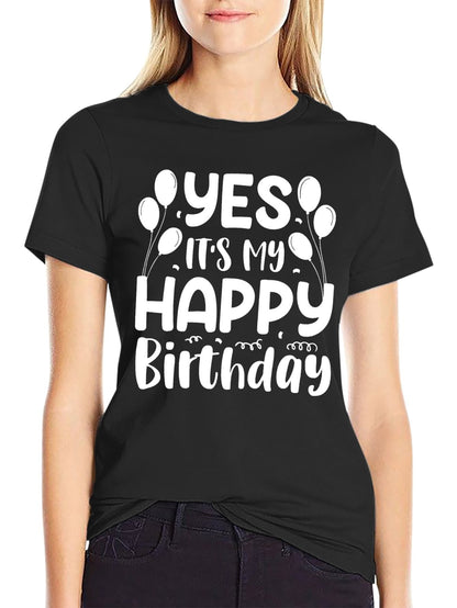 Unisex Cotton T-Shirt with Front Heat Transfer Printxb9g5q79x6ct