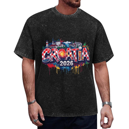 2026 World Cup Cotton T-Shirt Croatia