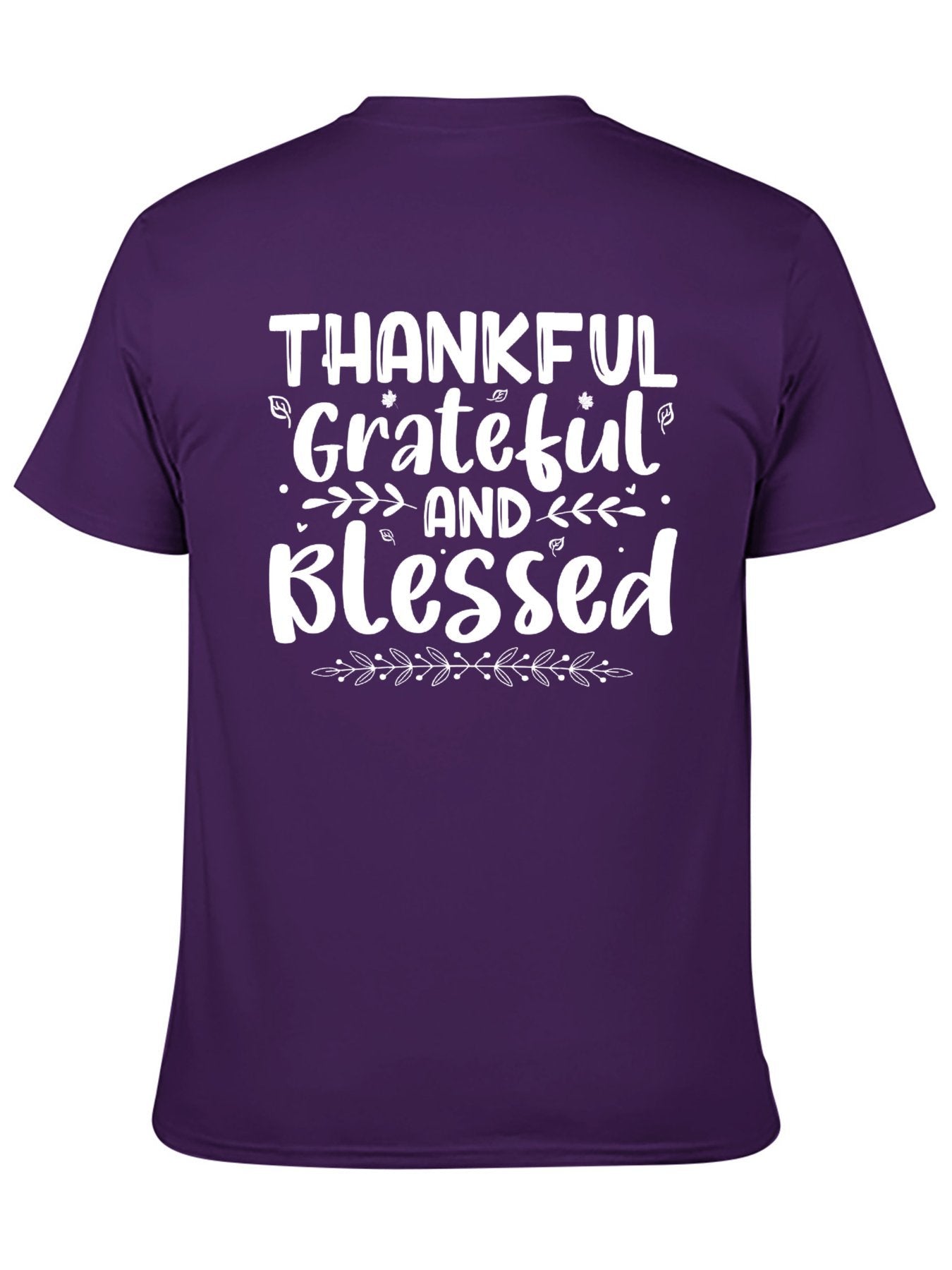 Unisex Cotton T-Shirt with Back Heat Transfer Printxb4432qose2e