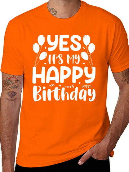 Unisex Cotton T-Shirt with Front Heat Transfer Printxb9g5q79x6ct