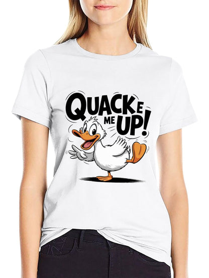 Funny Animals Unisex Cotton T-Shirt with Front Heat Transfer Print Xg2wdskdmg6q