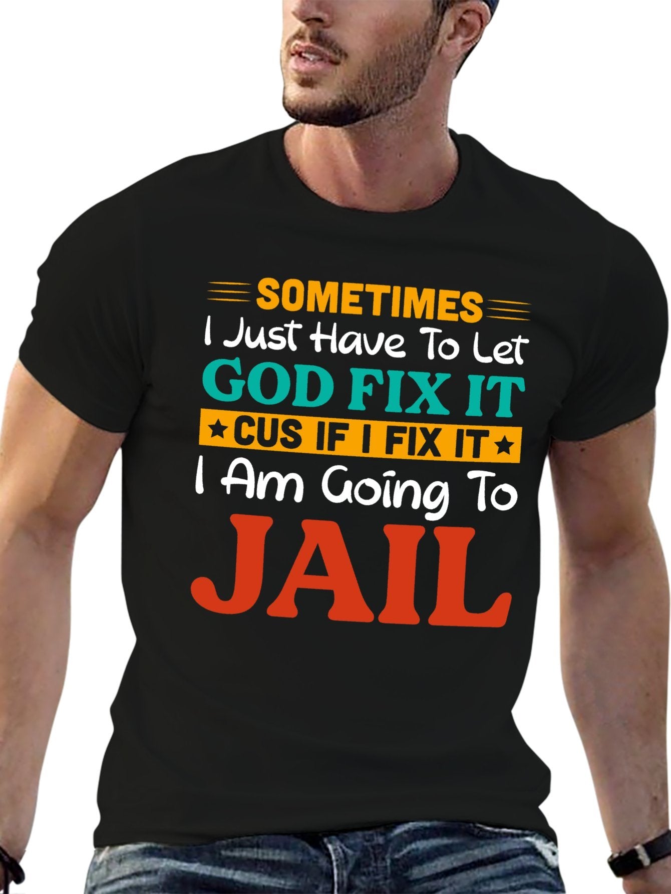 Unisex Cotton T-Shirt with Front Heat Transfer Printxb4v2ec5jdcq