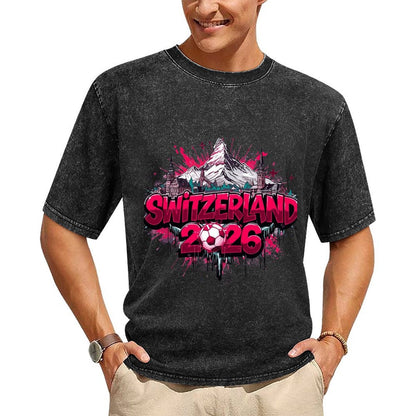 2026 World Cup Cotton T-Shirt Swizzerland