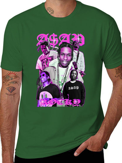 Music Unisex Cotton T-Shirt with Front Heat Transfer Print Xbb950ydo4o6