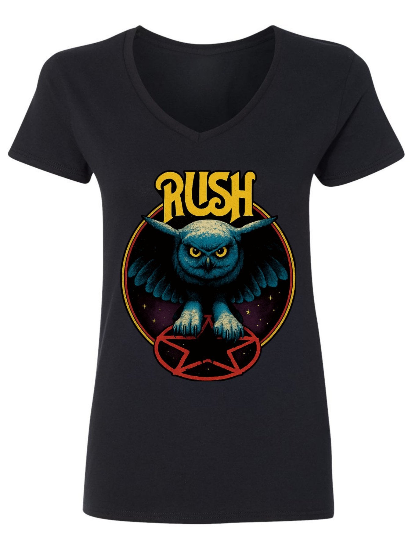 V-neck Women's Cotton T-shirt Rush2