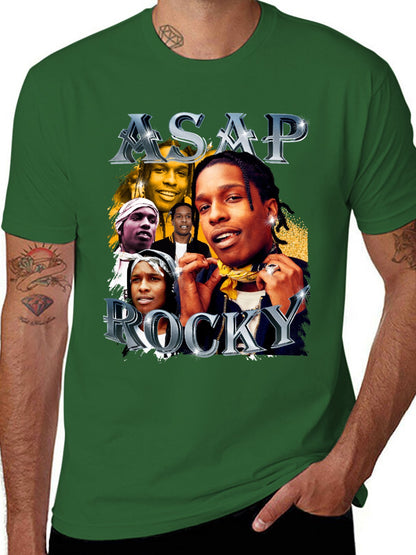 Music Unisex Cotton T-Shirt with Front Heat Transfer Print Xbbxosyebb2v