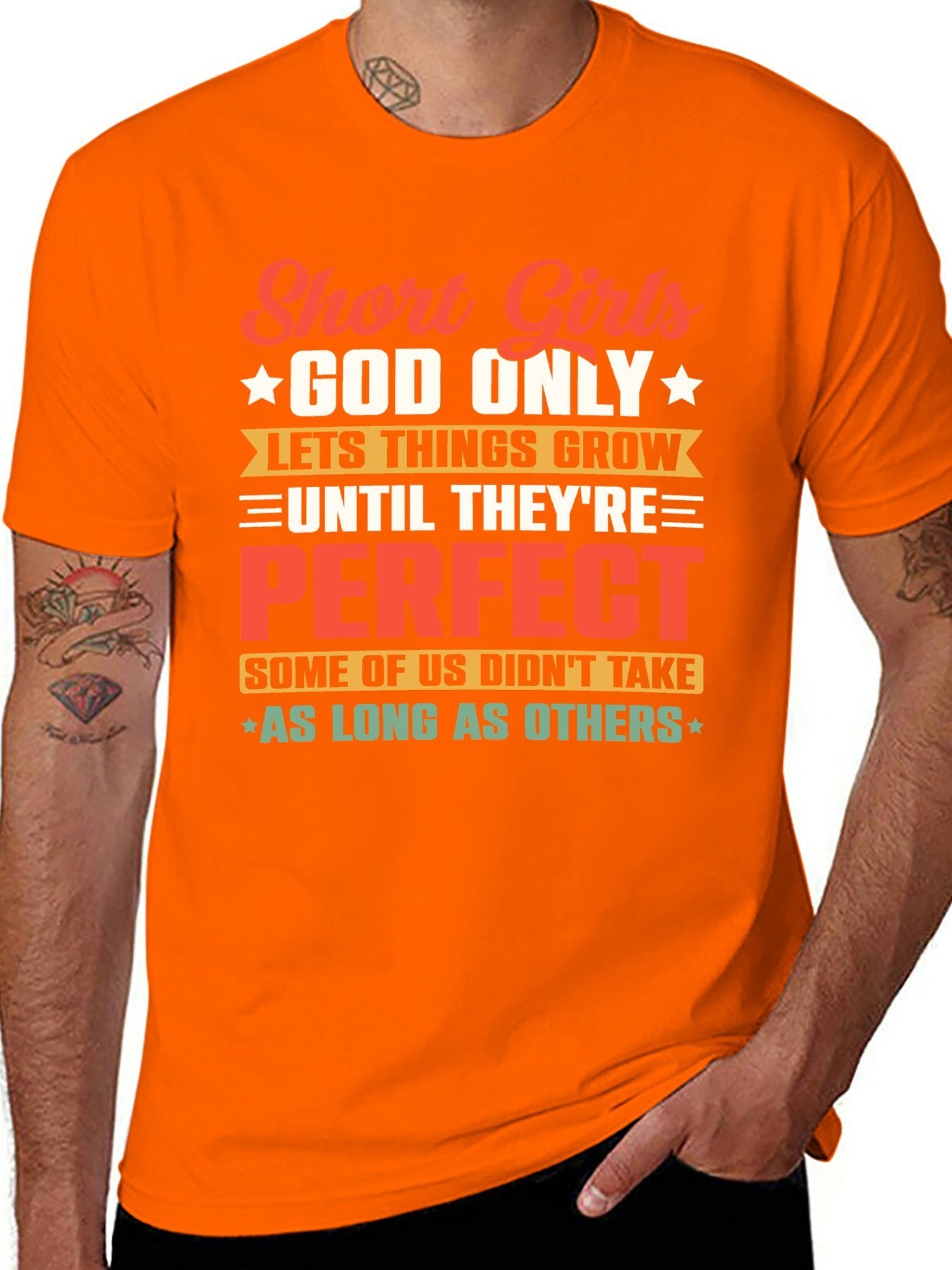Unisex Cotton T-Shirt with Front Heat Transfer Printxb44hj3czj5k