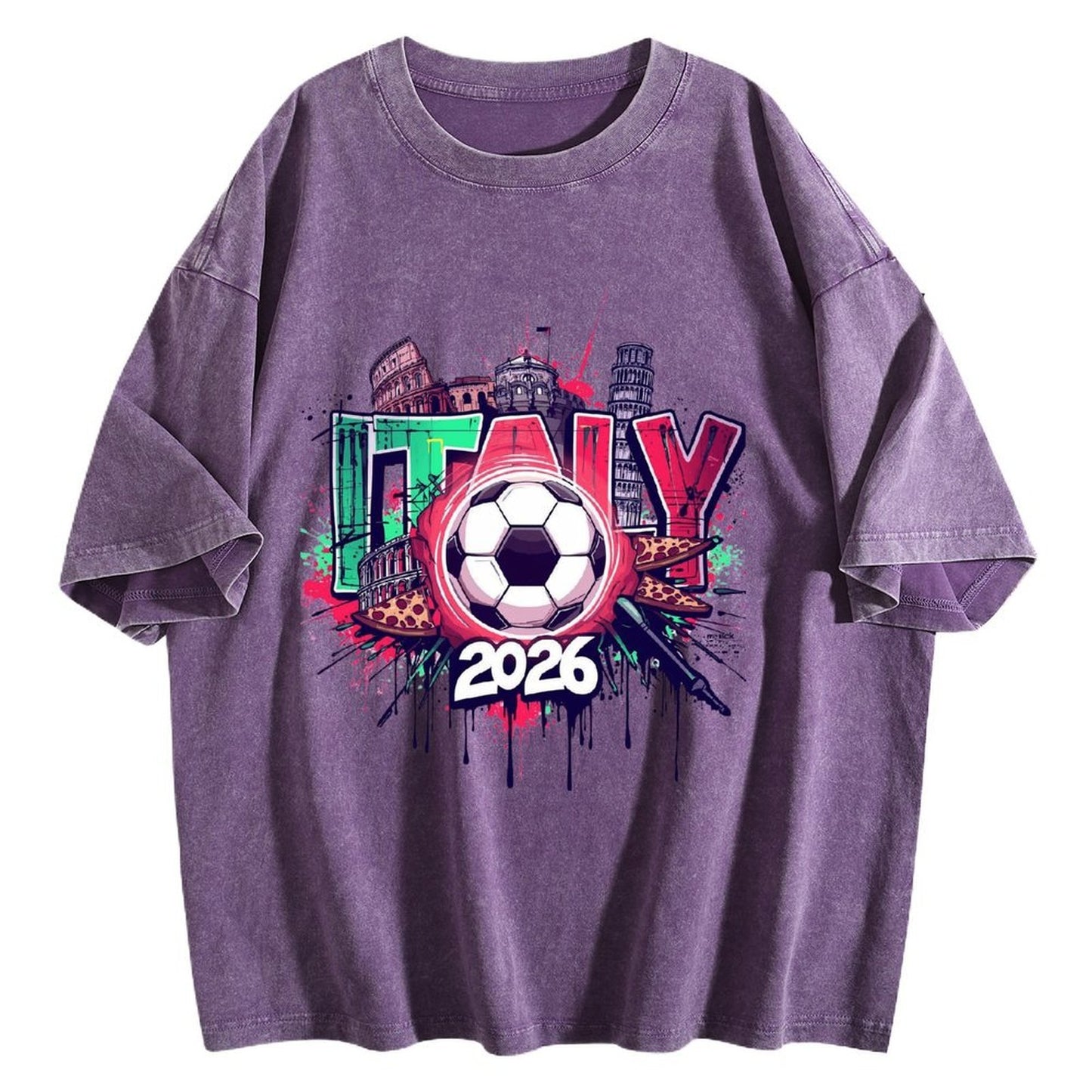 2026 World Cup Cotton T-Shirt Italy