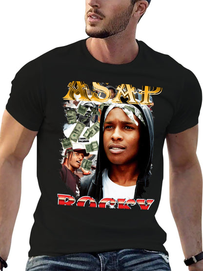 Music Unisex Cotton T-Shirt with Front Heat Transfer Print Xbb950yo42vp