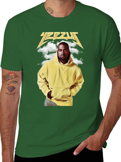 Music Unisex Cotton T-Shirt with Front Heat Transfer Print Xbbxo2ofpoh0