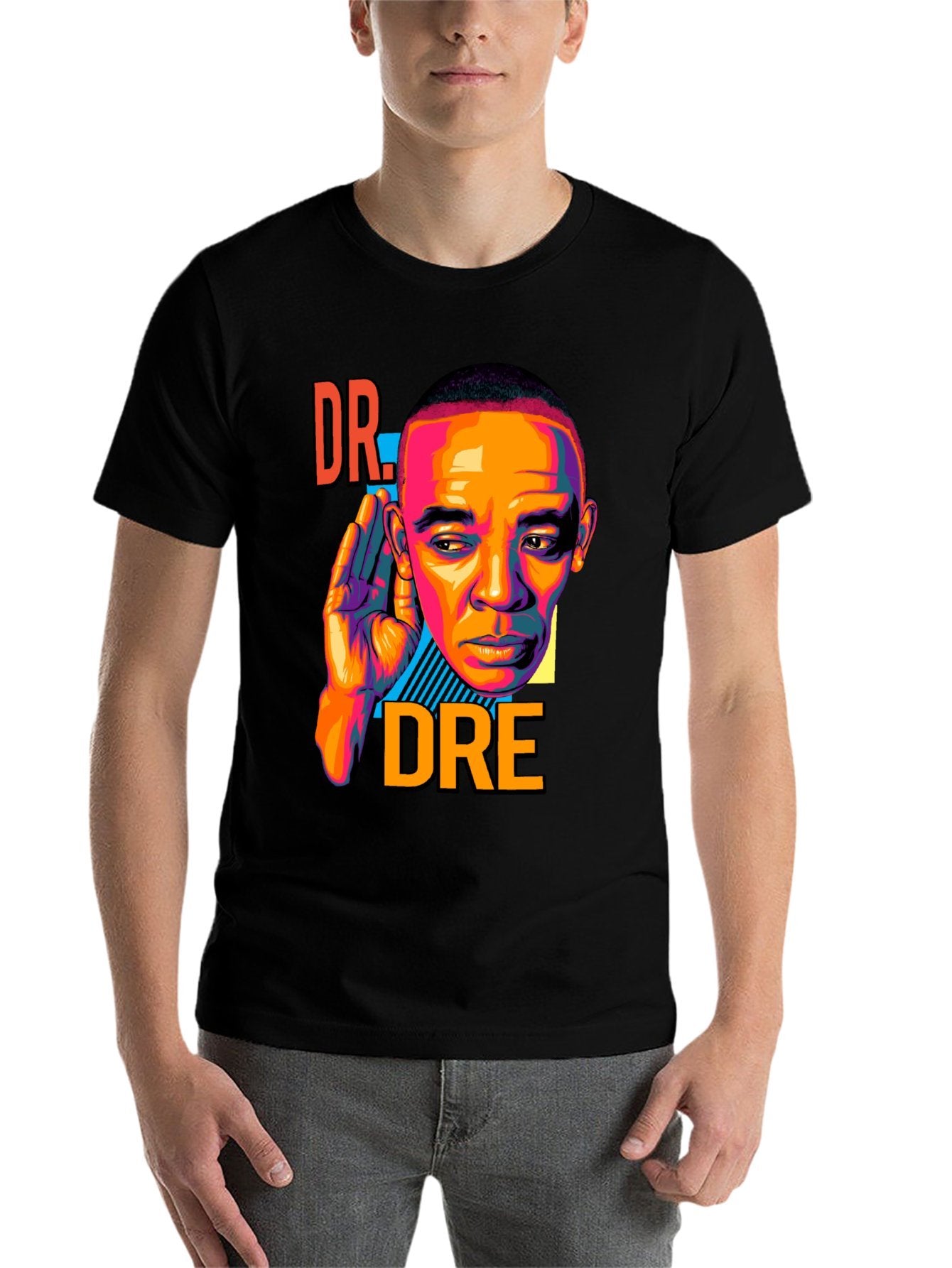 Music Unisex Cotton T-Shirt with Front Heat Transfer Print Xbbxy84fvfo6