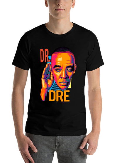 Music Unisex Cotton T-Shirt with Front Heat Transfer Print Xbbxy84fvfo6