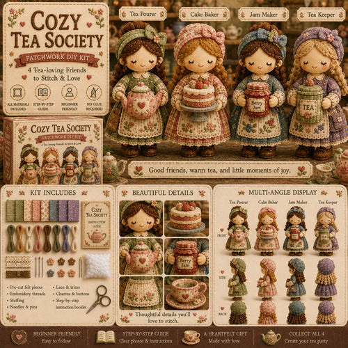 🎁Last Day:49% OFF🧵 Tiny Worlds Collection – Patchwork DIY Kit Series
