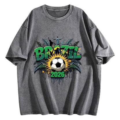 2026 World Cup Cotton T-Shirt Brazil