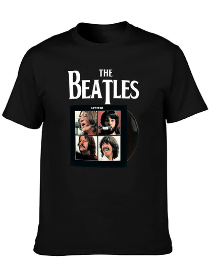 Music Unisex Cotton T-Shirt with Front Heat Transfer Print Xbb950j4vnug