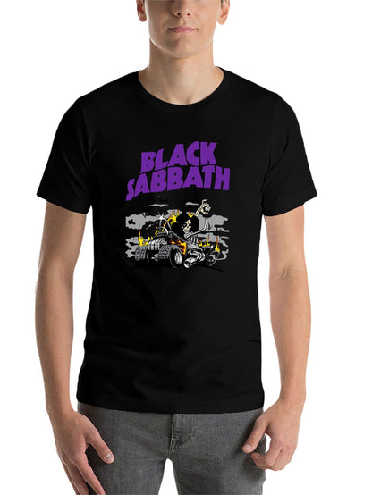 Music Unisex Cotton T-Shirt with Front Heat Transfer Print Xbbxos45uywd