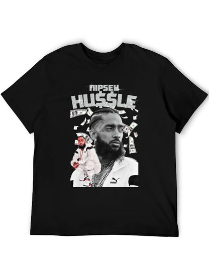 Music Unisex Cotton T-Shirt with Front Heat Transfer Print Xbbxo2zhxbkp