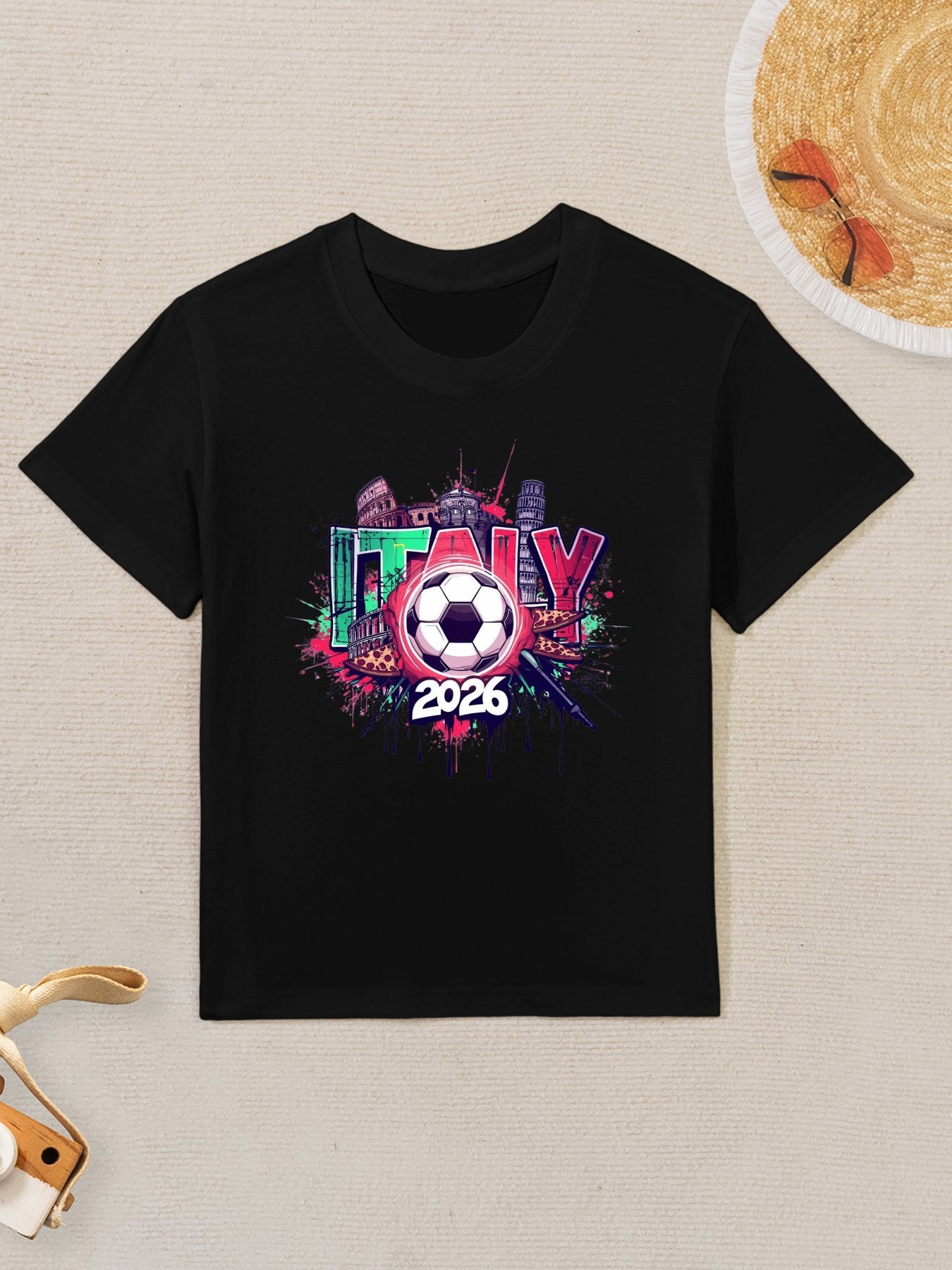 Wolrd Cup 2026 Children's T-shirt Italy