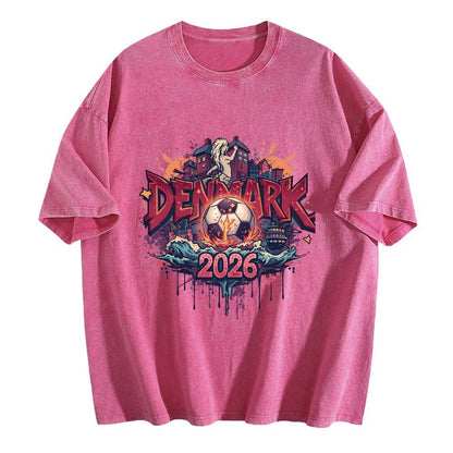 2026 World Cup Cotton T-Shirt Denmark